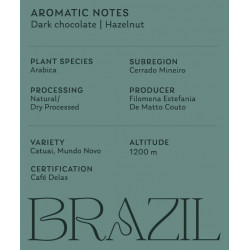 SELEZIONE BRAZIL 250 g beans