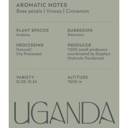 SELEZIONE UGANDA - 250 g beans