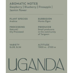 SELEZIONE UGANDA - 250 g Bohnen